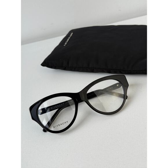 NEW Givenchy GV50048I Cat Eye Pearl Black Crystal Frames main image 7